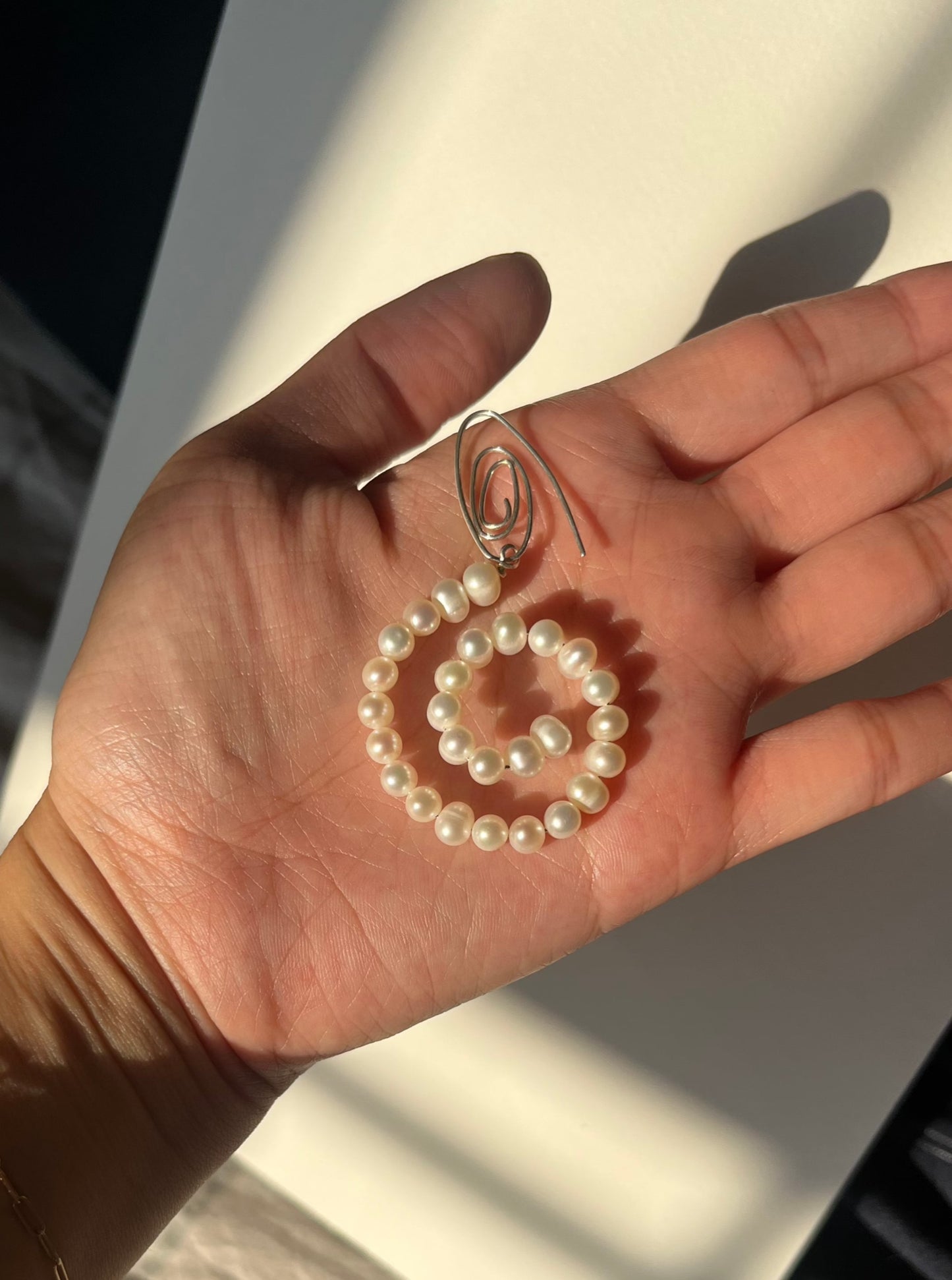 GLOBAL HEAT WAVE PEARL EARRINGS