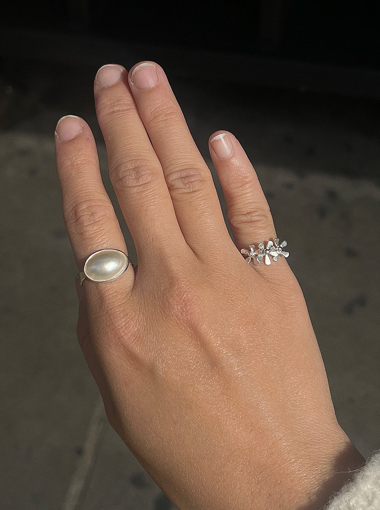 THE FLOWERS SHE SENT PINKY RING