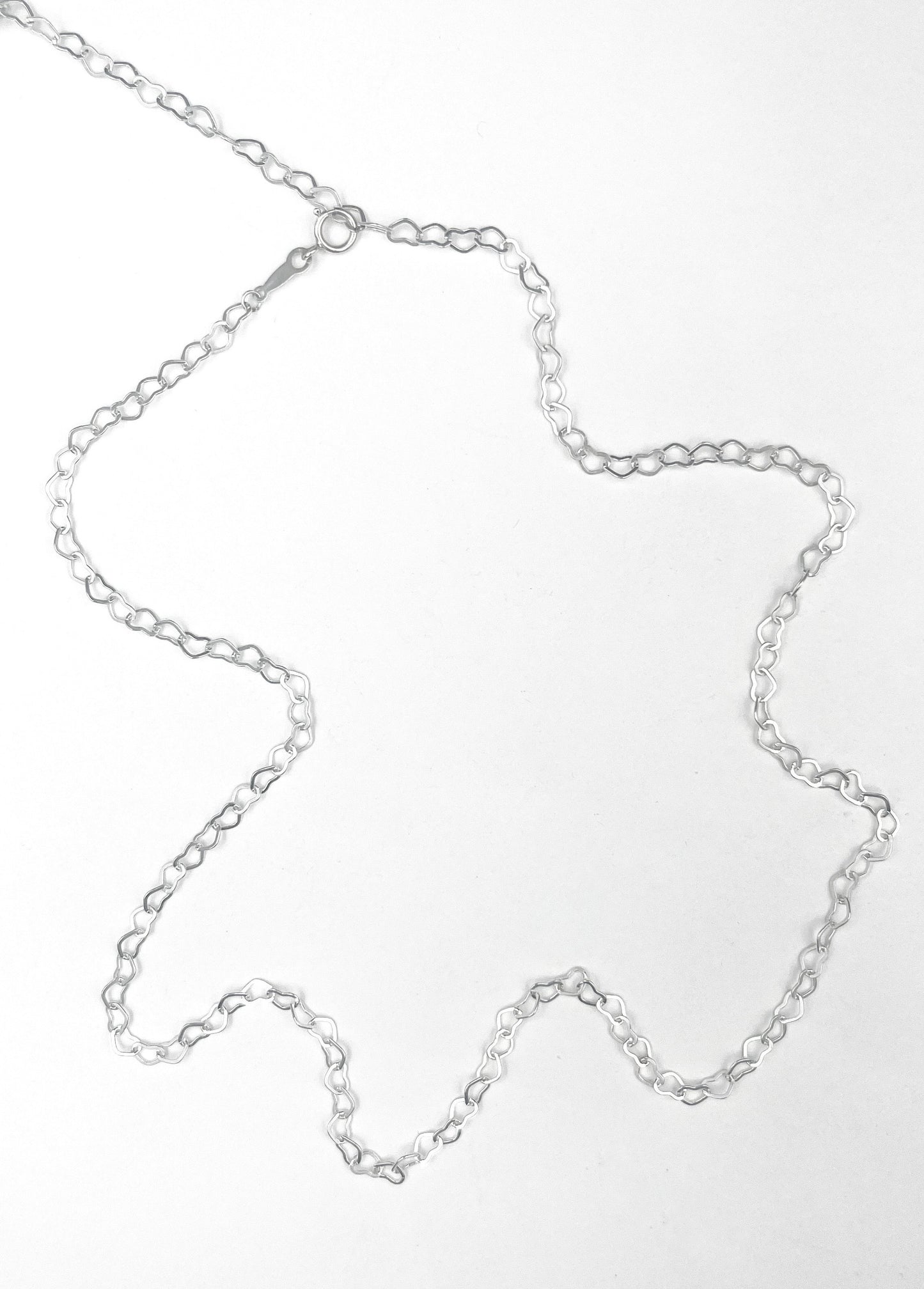 STERLING SILVE HEART CHAIN 3MM