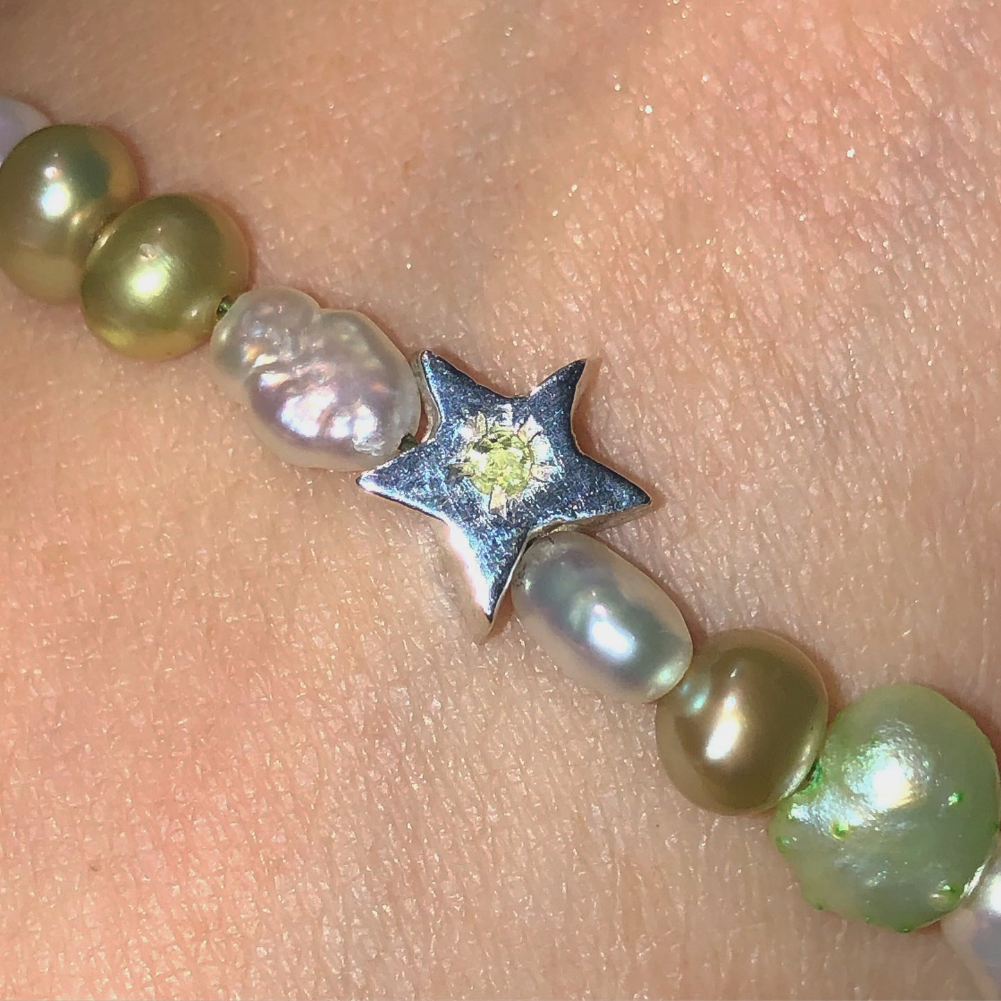 DUMB BITCH PEARL BRACELET
