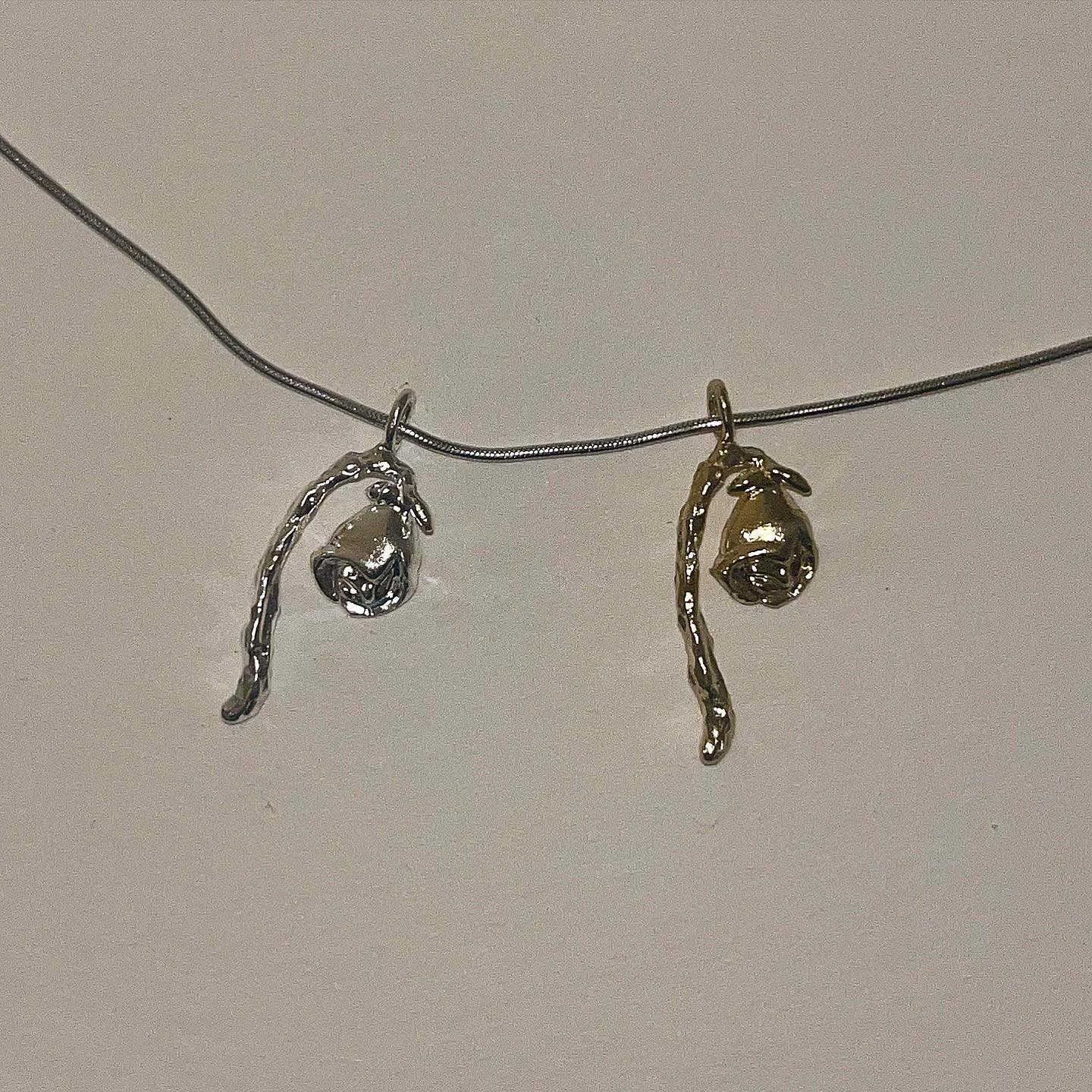 EVERYTHING DIES ROSE PENDANT