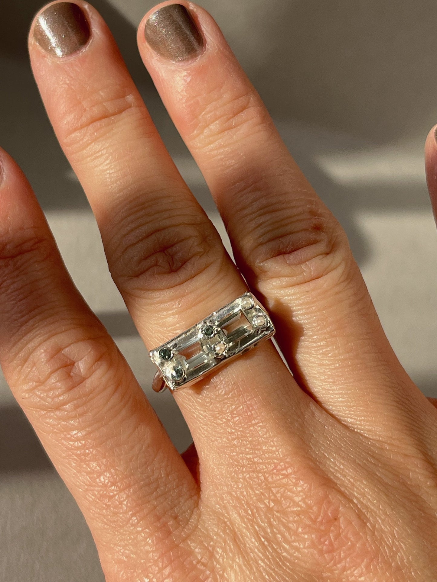 FINALLY CLEAN QUARTZ RING - SIZE 6.5