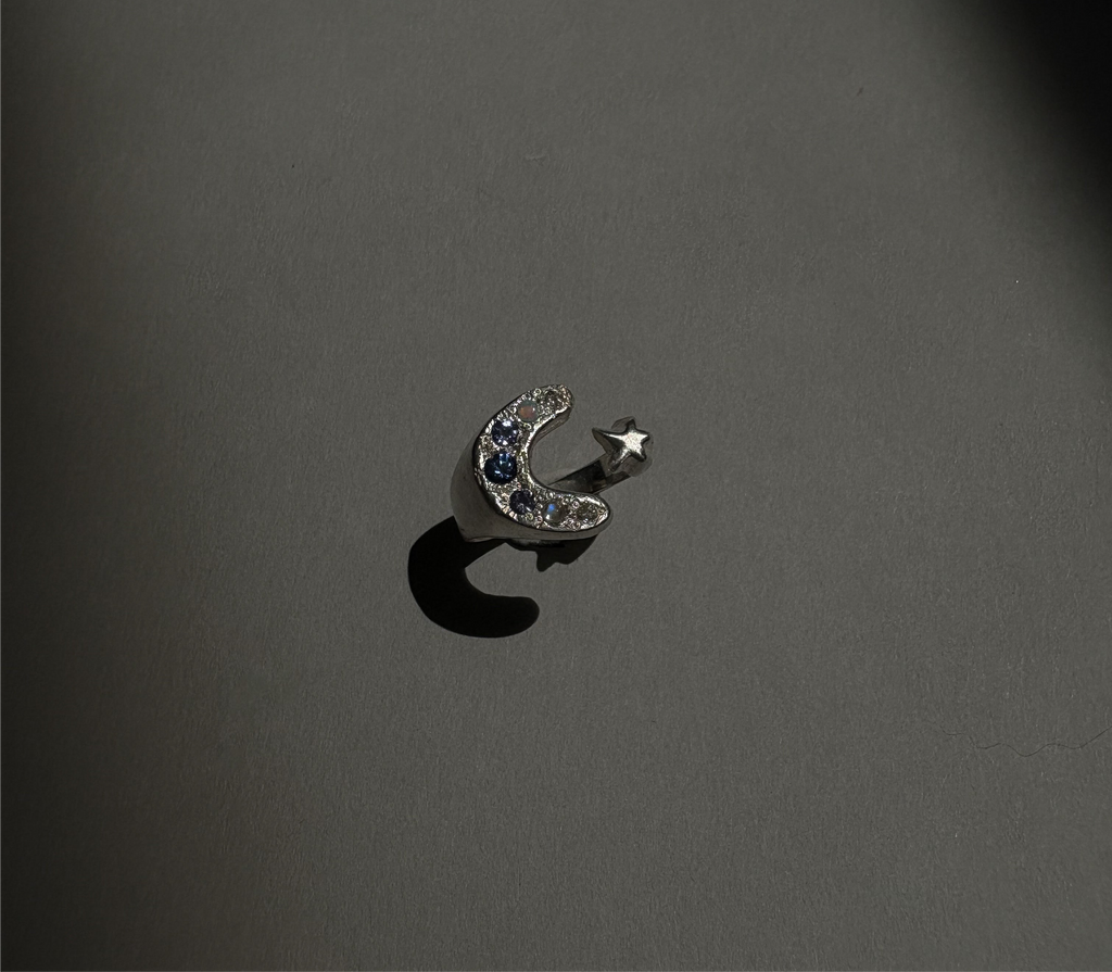 PTOWN NIGHTS MOON AND STAR RING