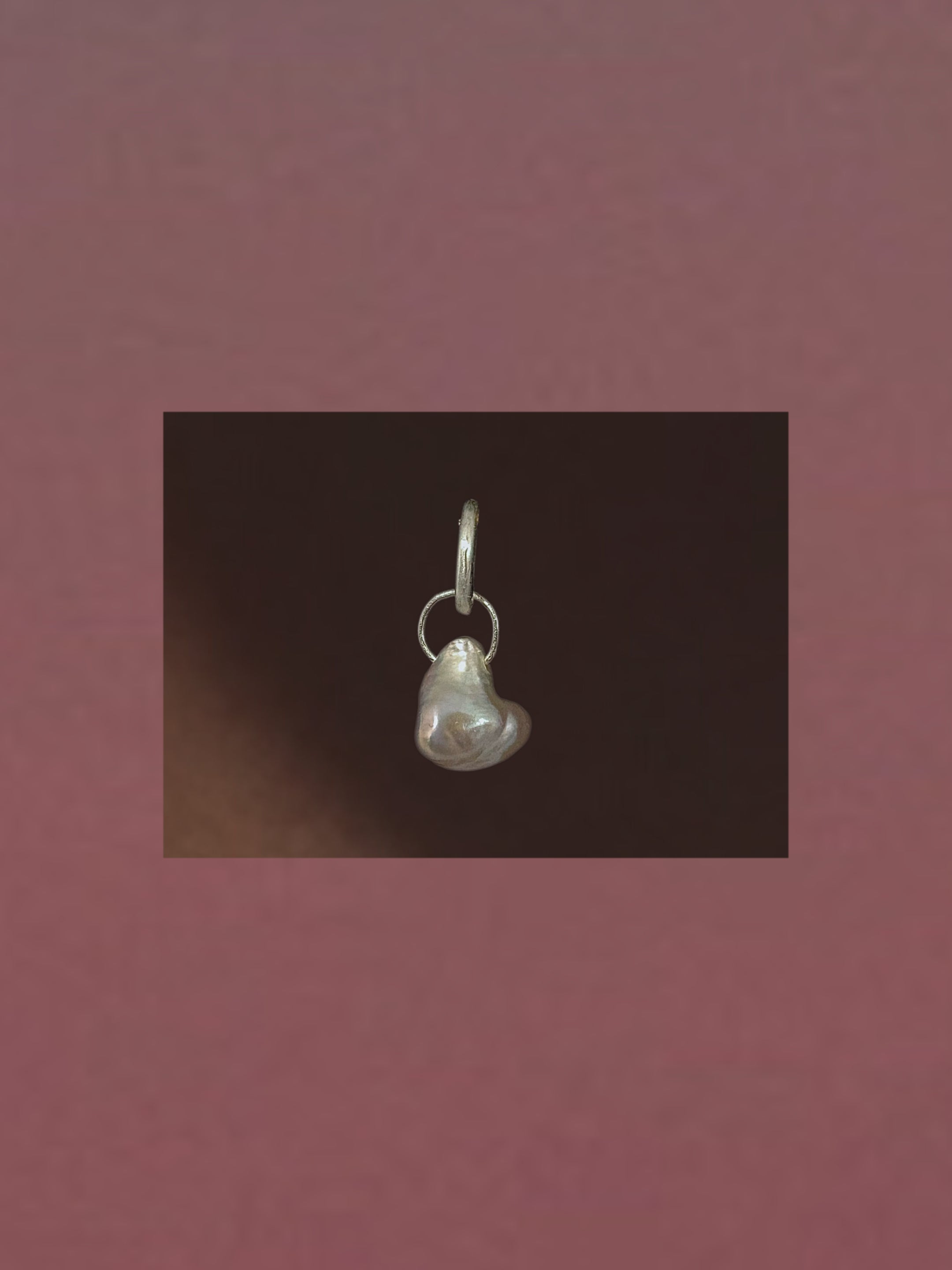 LITTLE MISS HEART PEARL CHARM