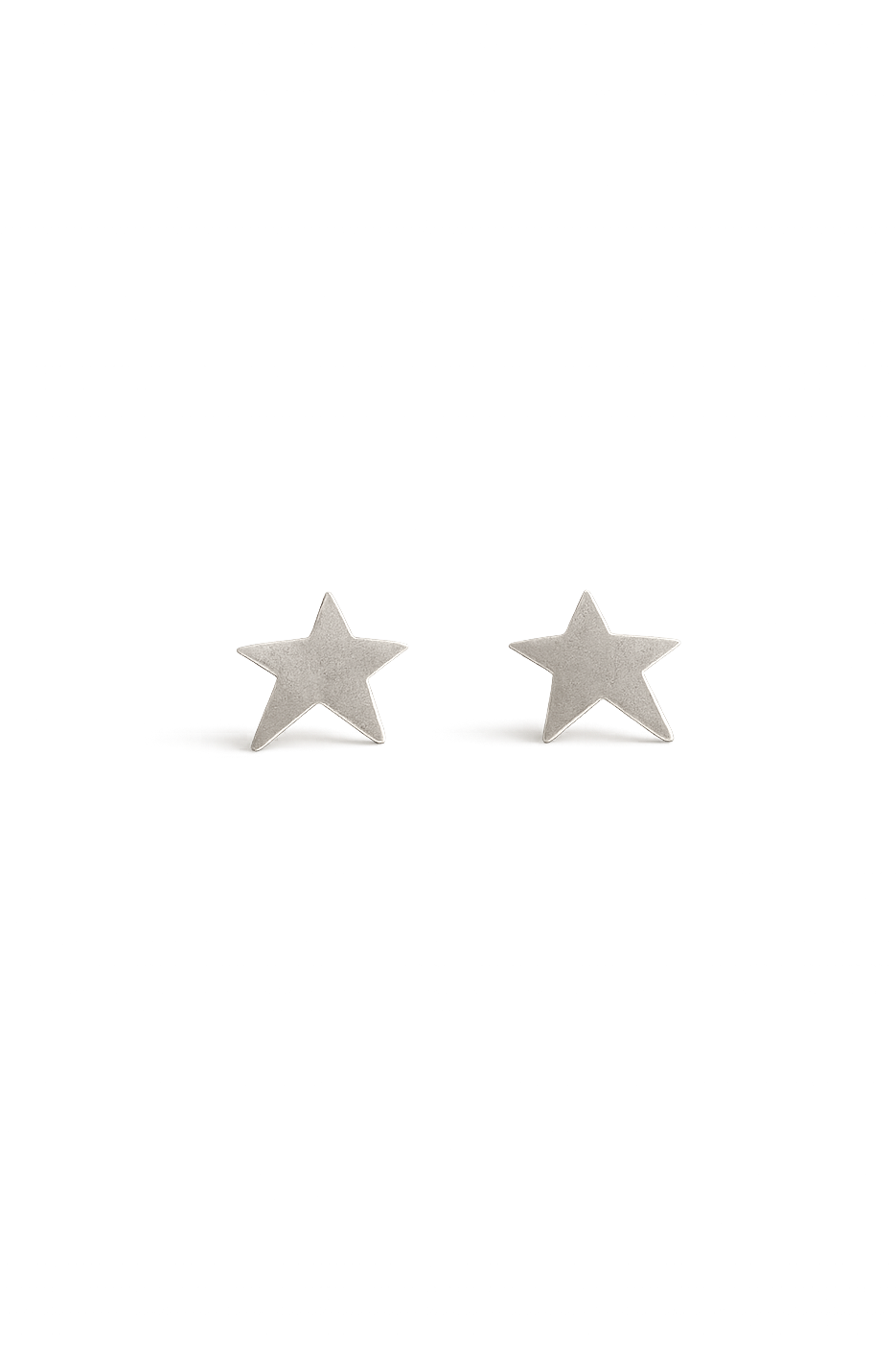 YOU'RE MY LUCKY STAR STUD EARRINGS-SILVER