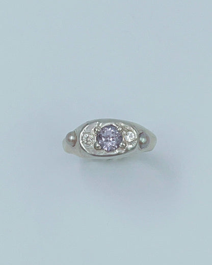 LAVENDER HAZE RING - SIZE 6