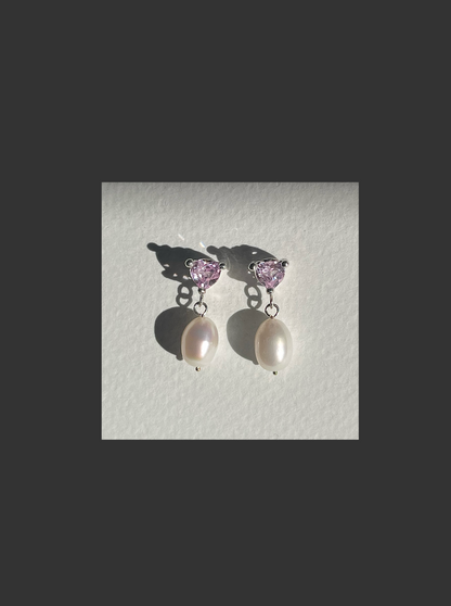 Be My Valentine Earrings-PINK