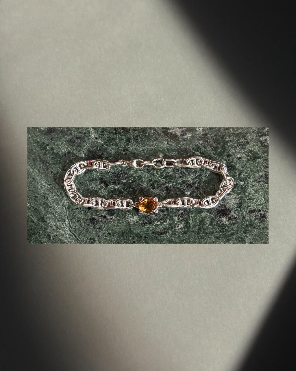 BIG HARD SUN CHAIN BRACELET