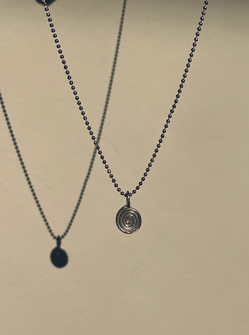 STERLING SILVER ROUND BEAD CHAIN 1.2MM