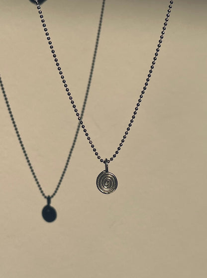 STERLING SILVER ROUND BEAD CHAIN 1.5MM