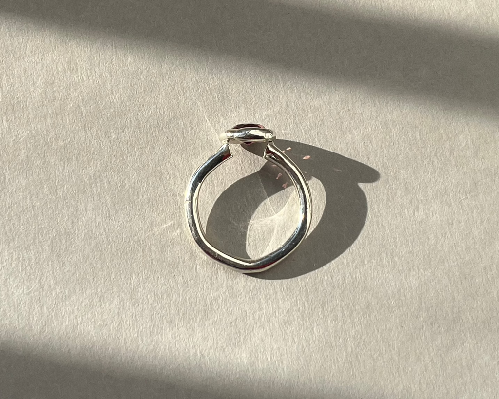 PINK BOY TOURMALINE SOLITAIRE - SIZE 7