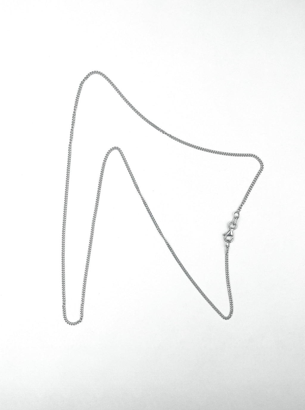 STERLING SILVER FLAT CURB CHAIN 1.5mm