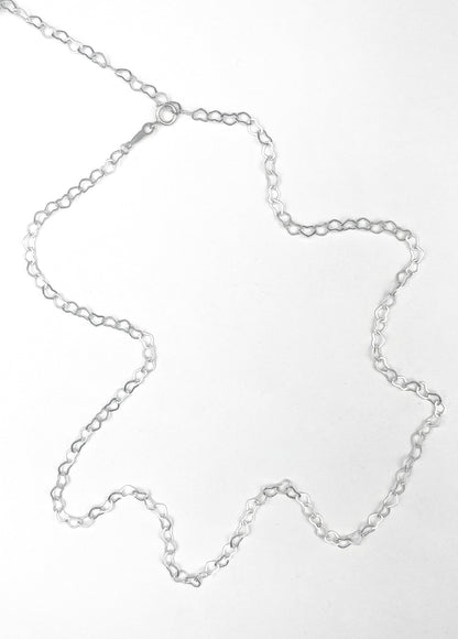 STERLING SILVE HEART CHAIN 3MM