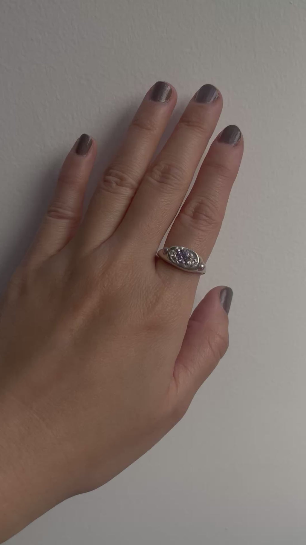 LAVENDER HAZE RING - SIZE 6