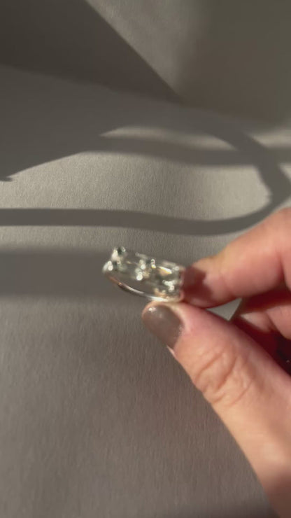 FINALLY CLEAN QUARTZ RING - SIZE 6.5