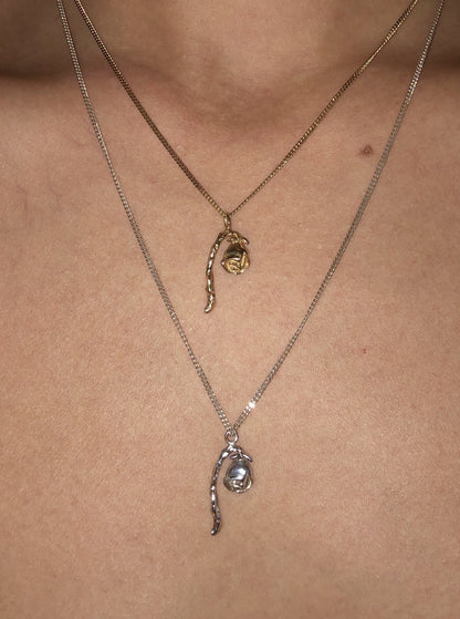 EVERYTHING DIES ROSE PENDANT