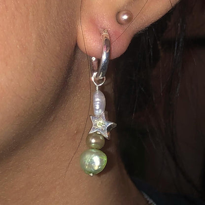 Dumb bitch pearl earring