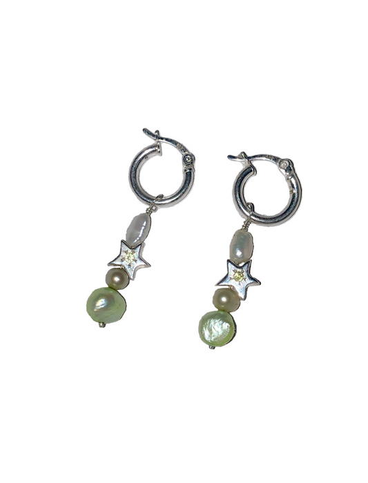 Dumb bitch pearl earring